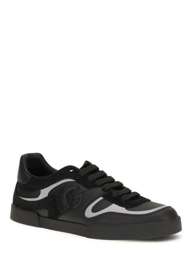 Black Calf Leather Bos Taurus Sneakers alternative