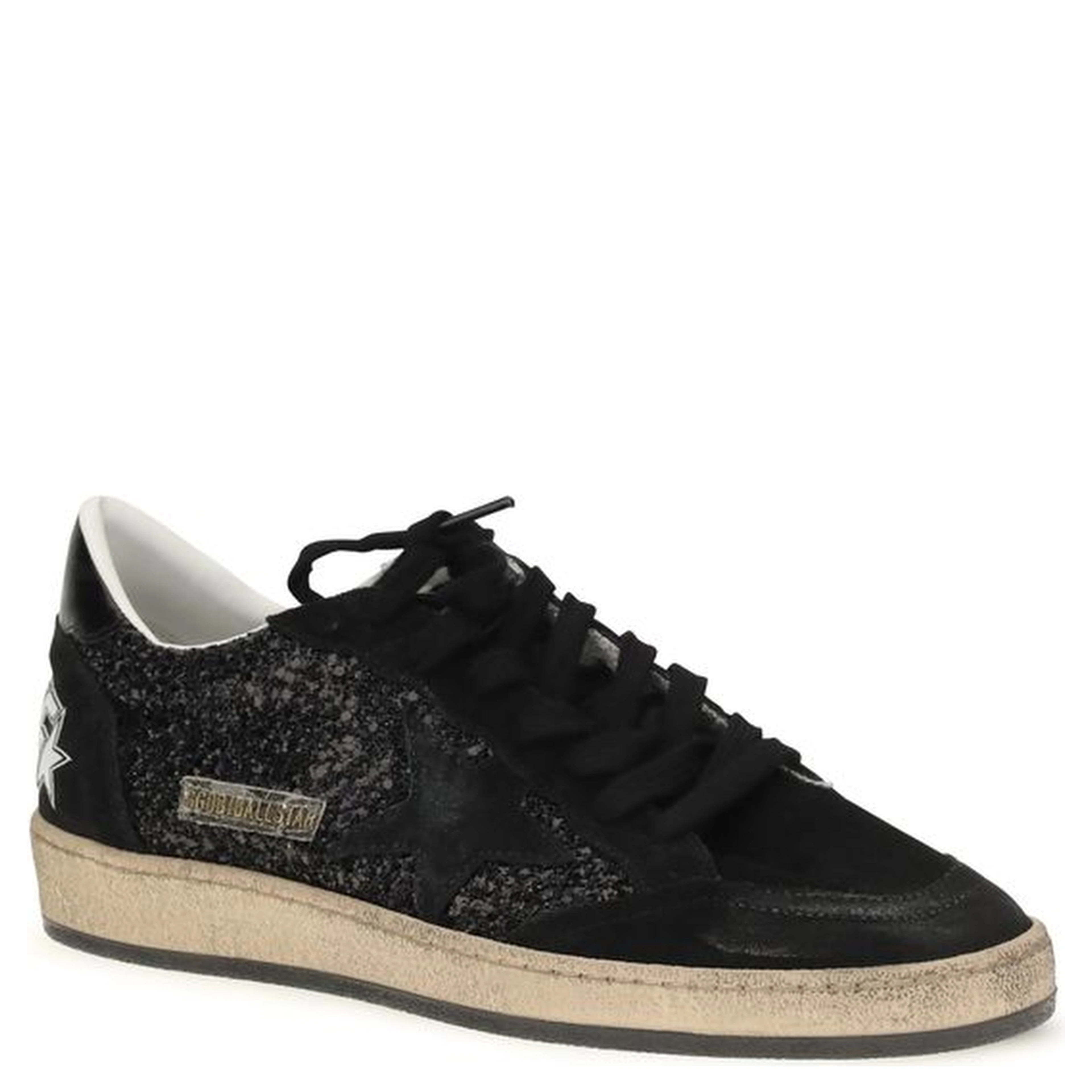 Black Calf Leather Bos Taurus Low Top Sneakers