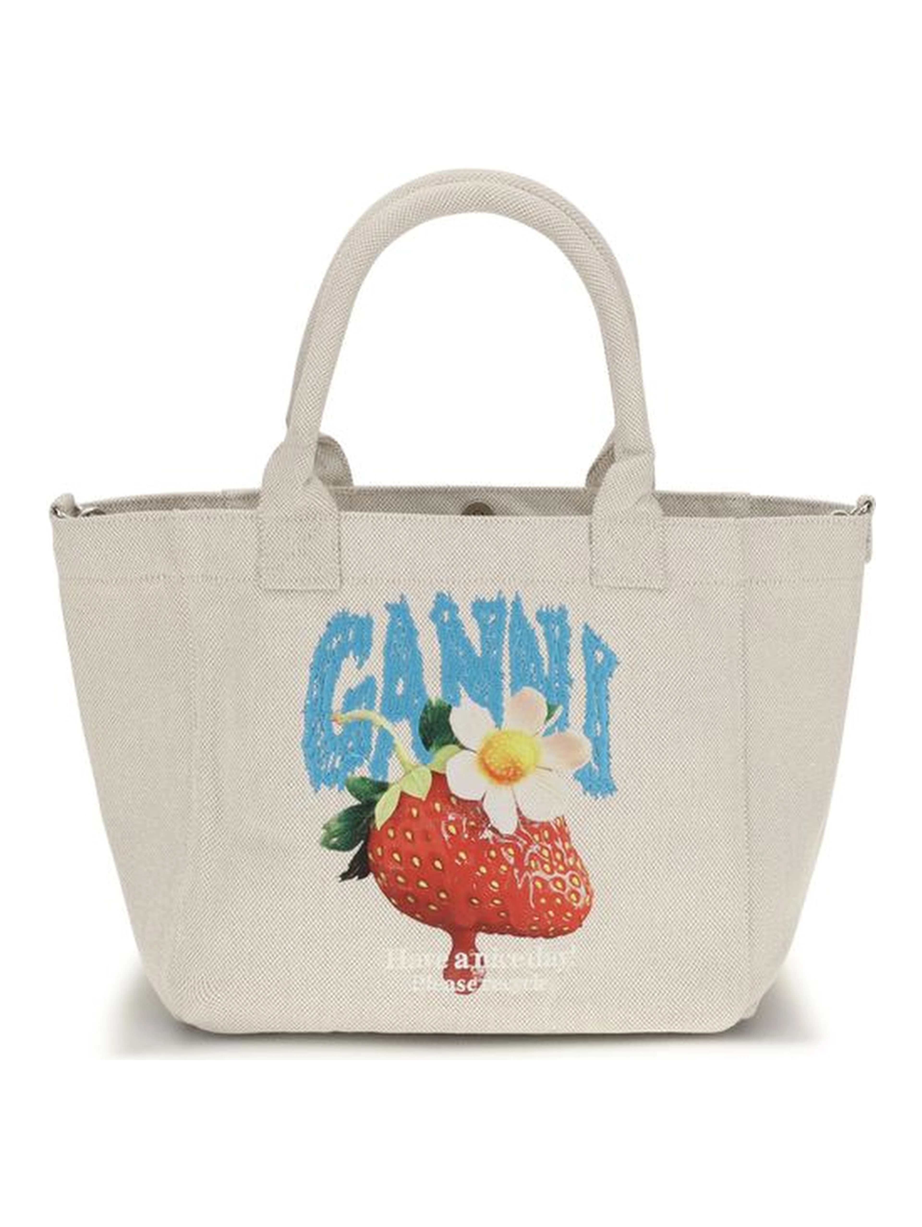 Beige Polyester Shoulder Bag