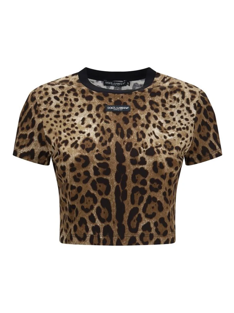 Beige Cotton T-Shirt
