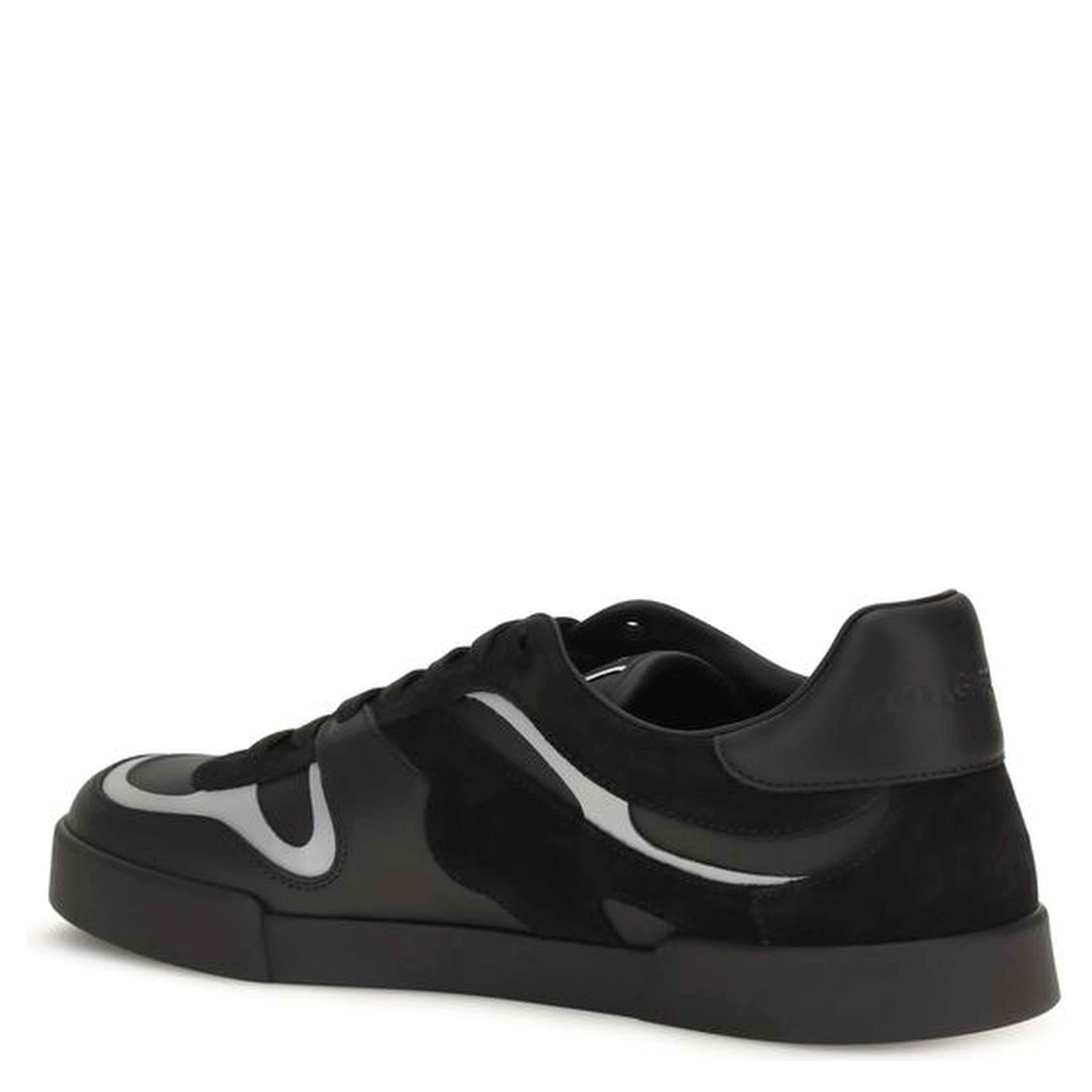 Black Calf Leather Bos Taurus Sneakers