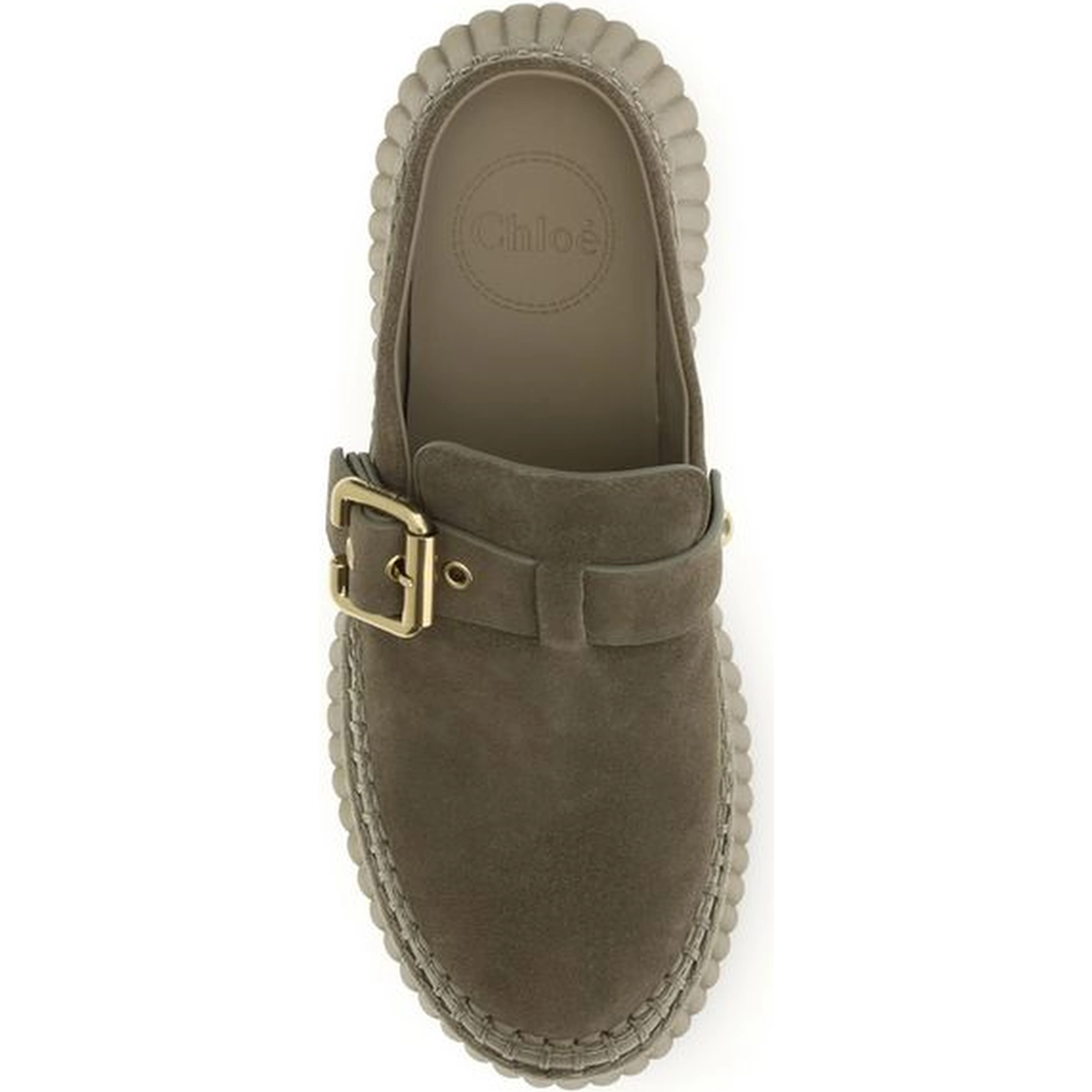 Bicolor Calf Leather Bos Taurus Mules