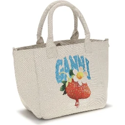 Beige Polyester Shoulder Bag
