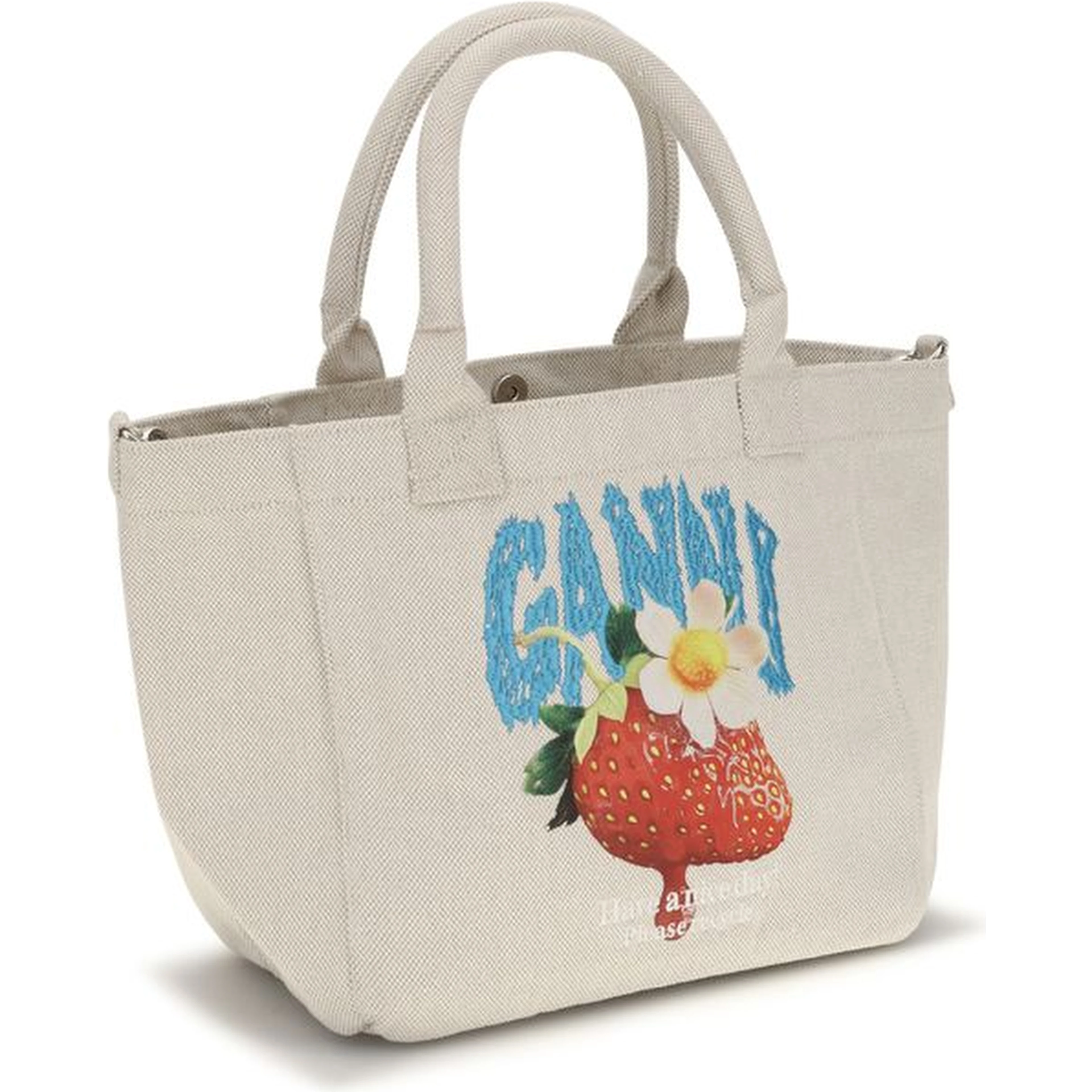 Beige Polyester Shoulder Bag