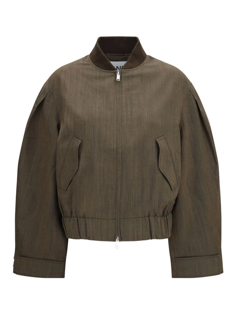 Bicolor Wool Oves Aries Bomber