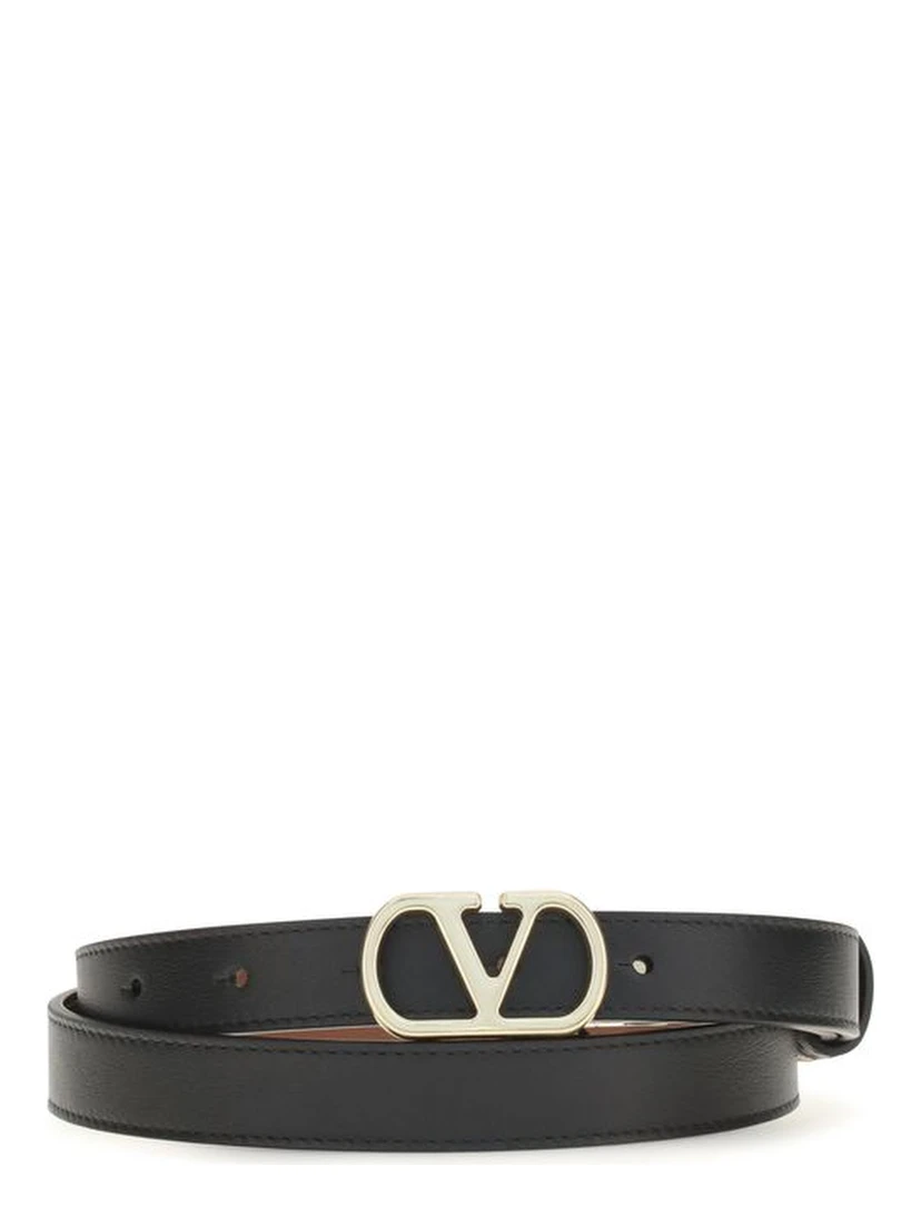 Black Calf Leather Bos Taurus Belt