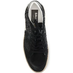 Black Calf Leather Bos Taurus Low Top Sneakers