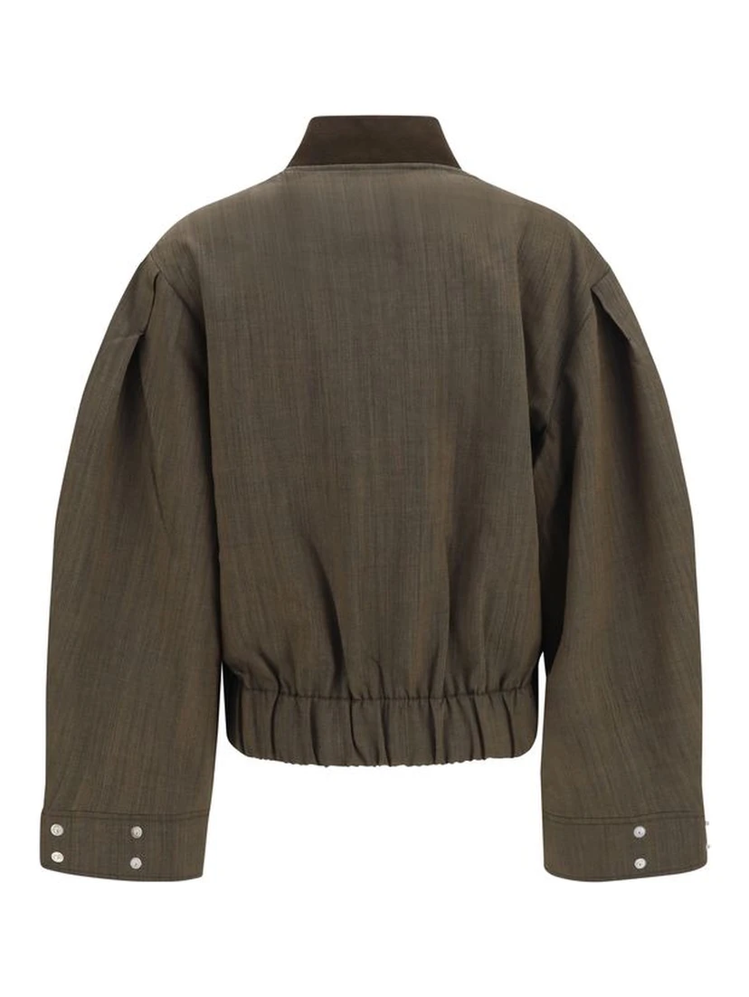 Bicolor Wool Oves Aries Bomber