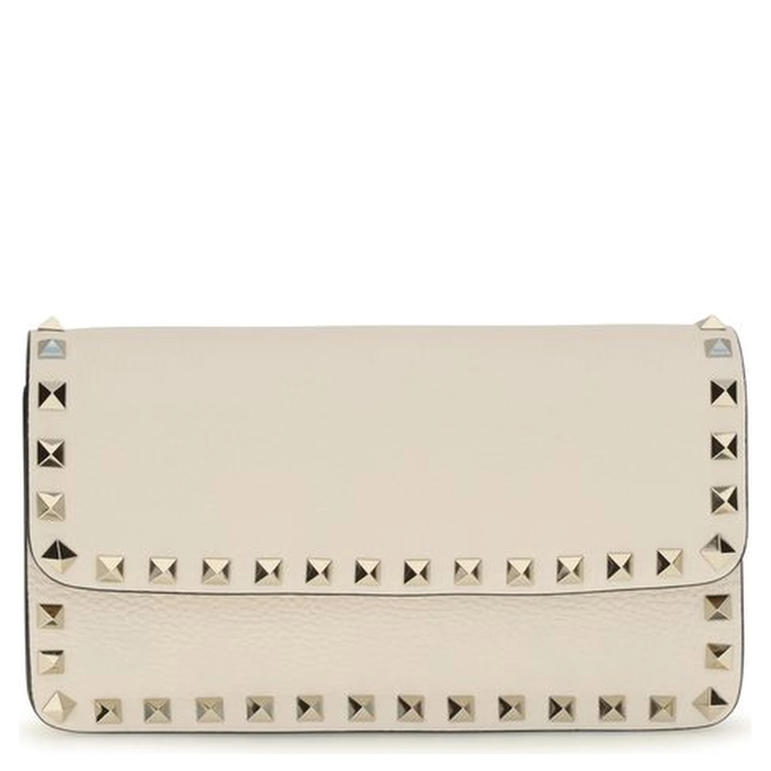 Beige Calf Leather Bos Taurus Wallet
