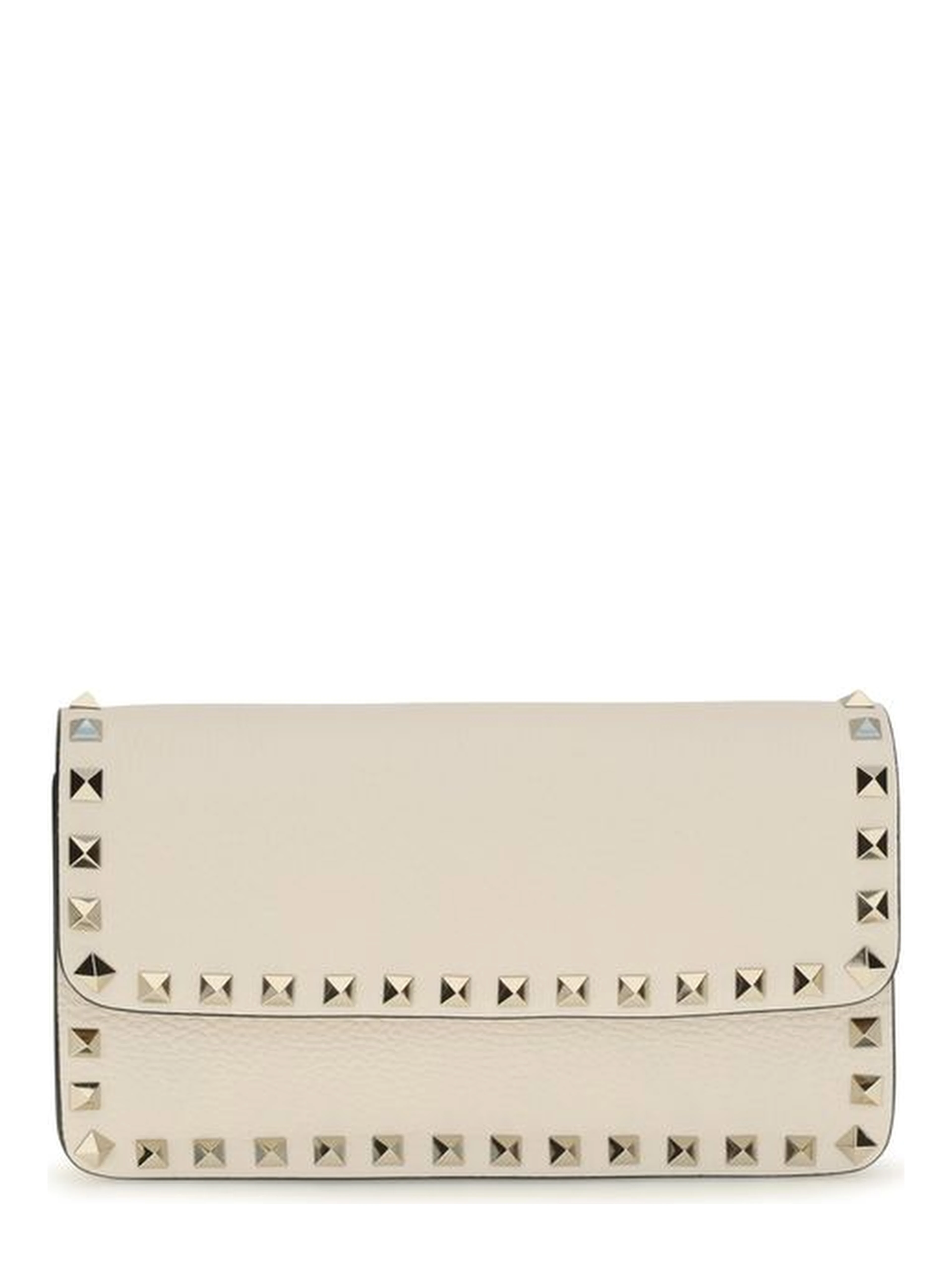 Beige Calf Leather Bos Taurus Wallet
