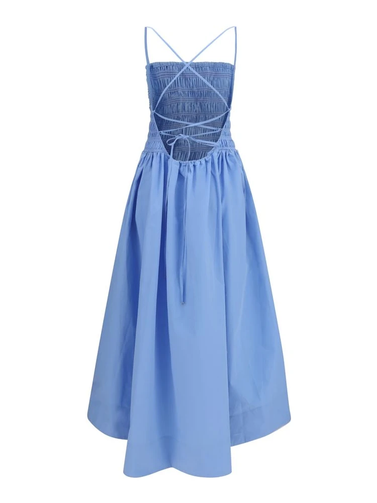 Blue Cotton Casual Dress alternative