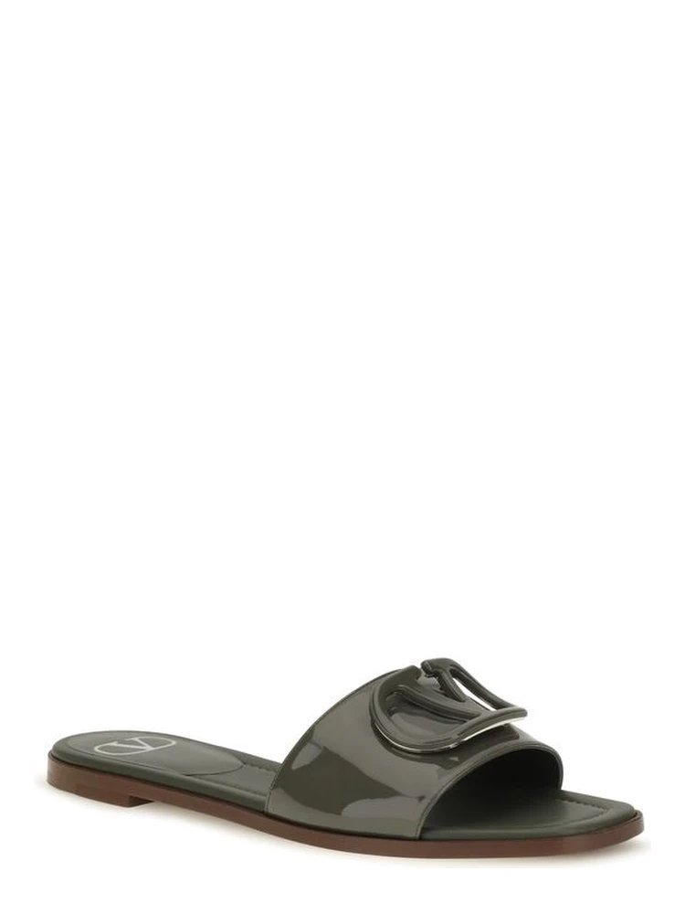 Bicolor Calf Leather Bos Taurus Flat Sandals alternative