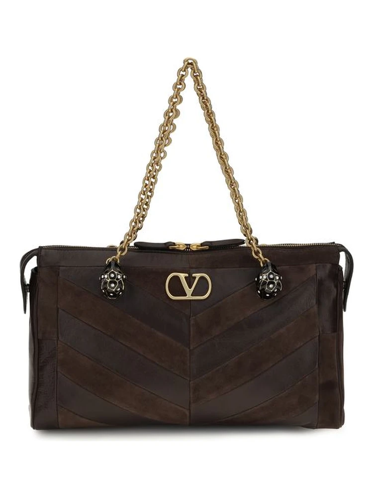 Brown Calf Leather Bos Taurus Shoulder Bag