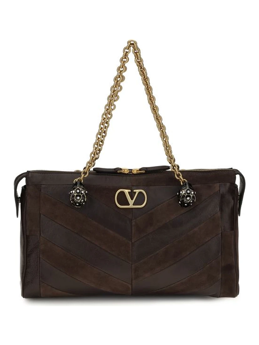 Brown Calf Leather Bos Taurus Shoulder Bag