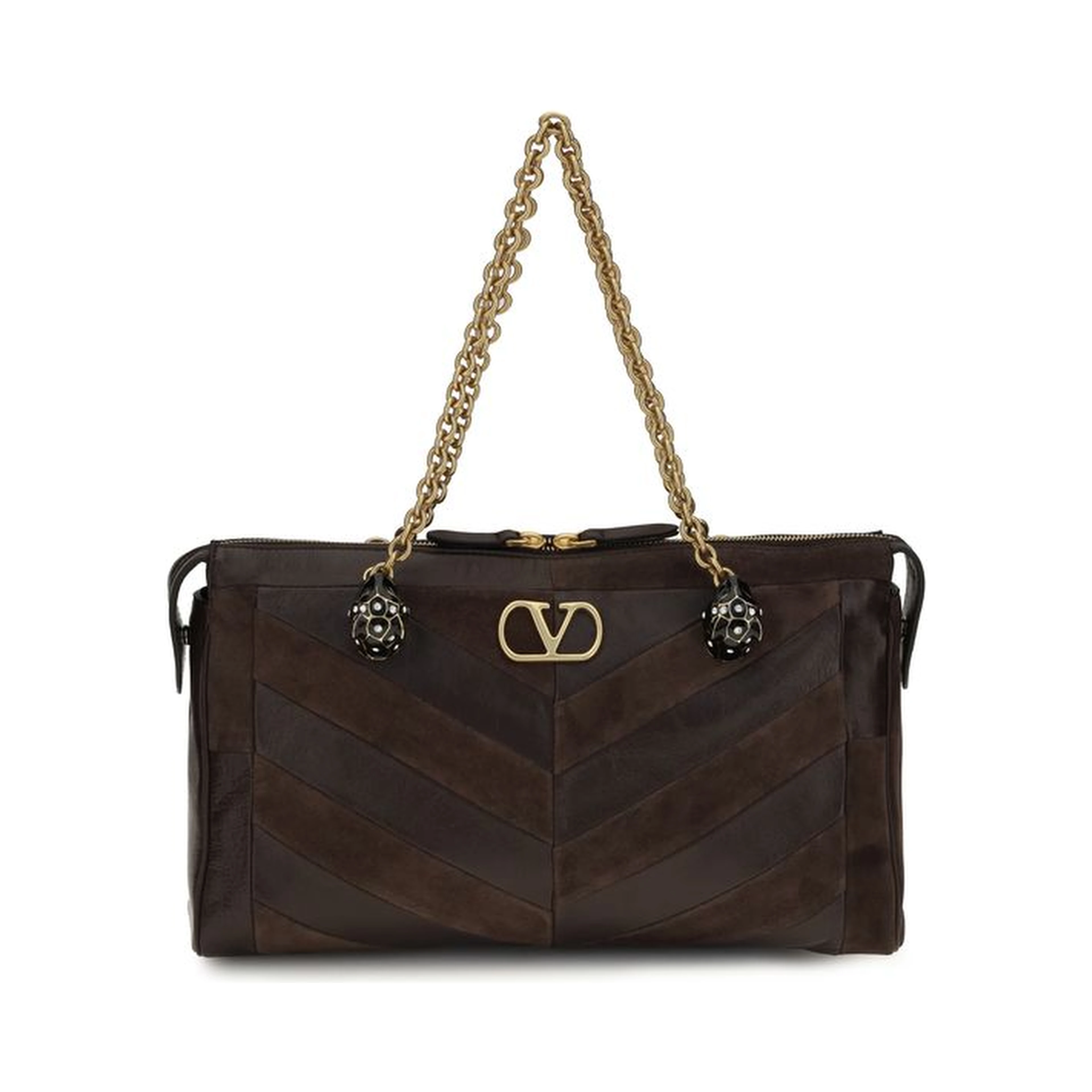 Brown Calf Leather Bos Taurus Shoulder Bag