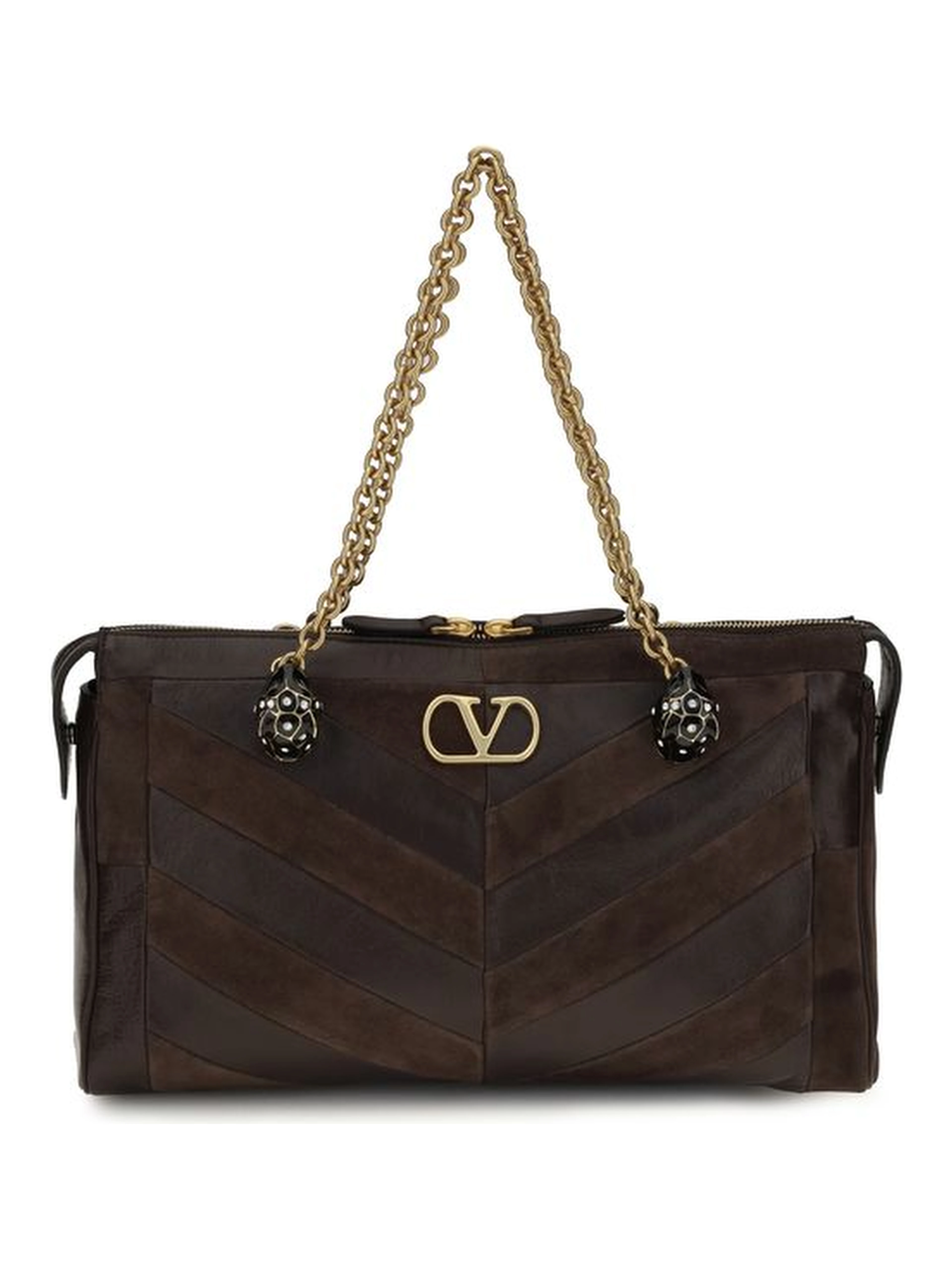 Brown Calf Leather Bos Taurus Shoulder Bag