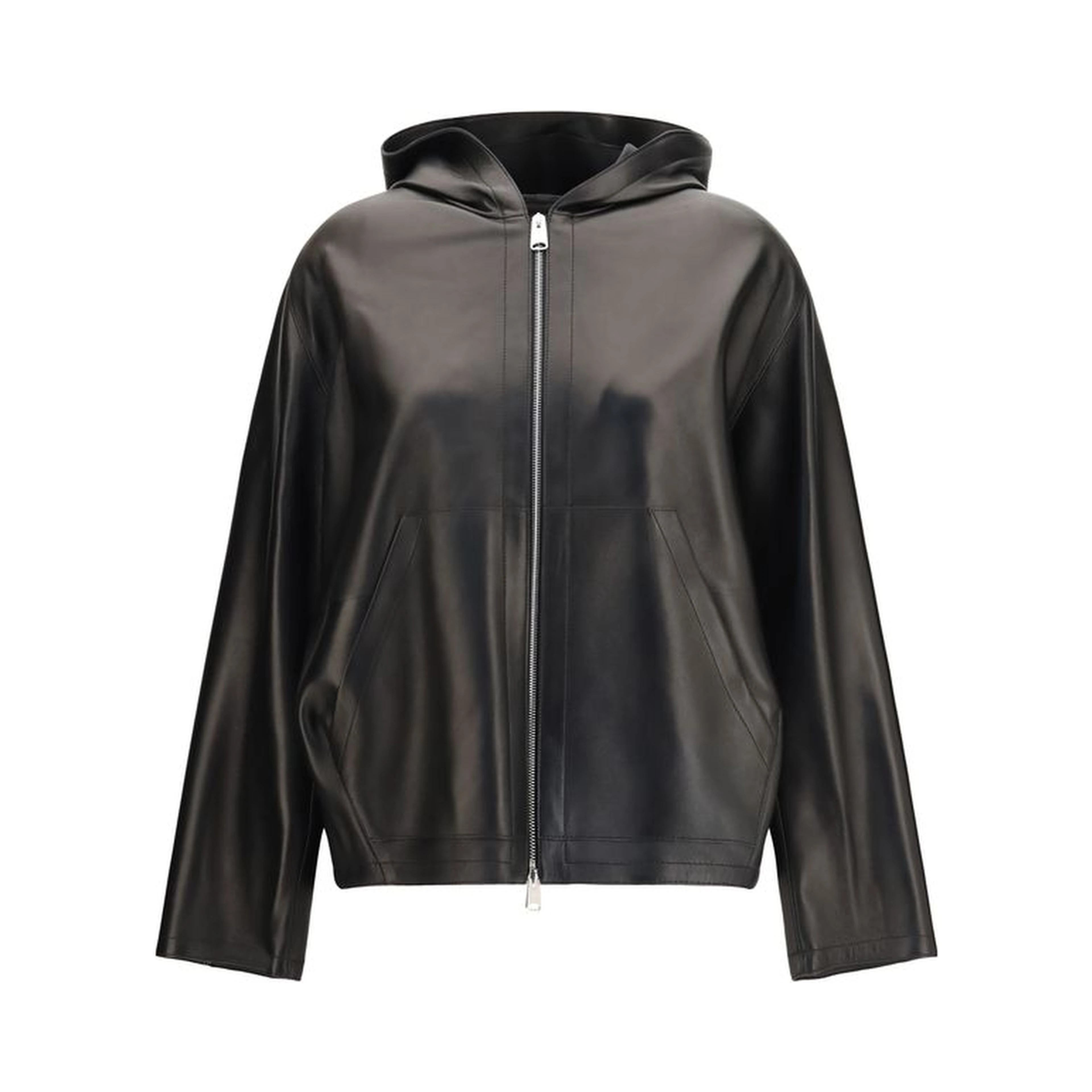 Black Lamb Ovis Aries Leather Jacket