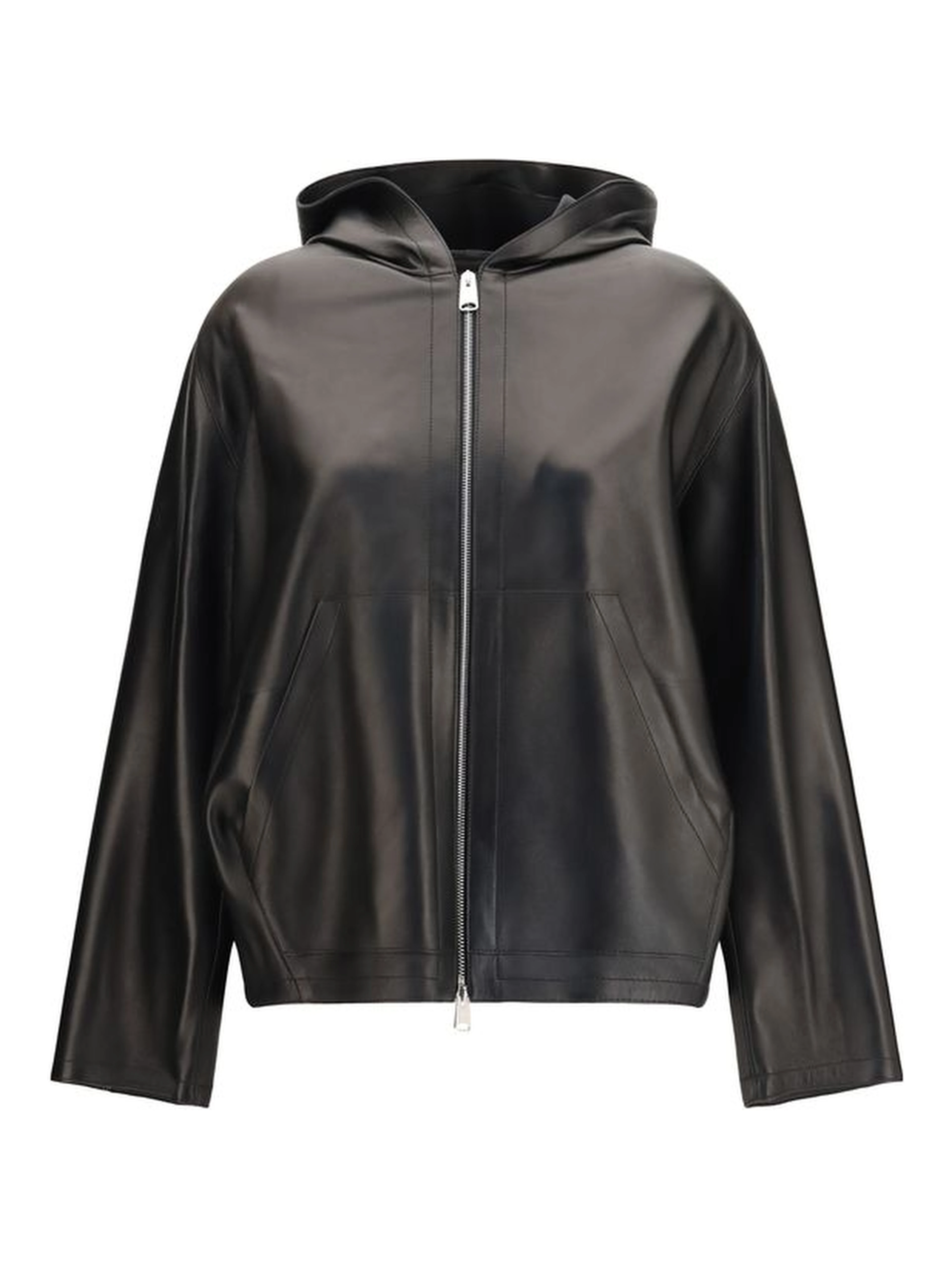 Black Lamb Ovis Aries Leather Jacket