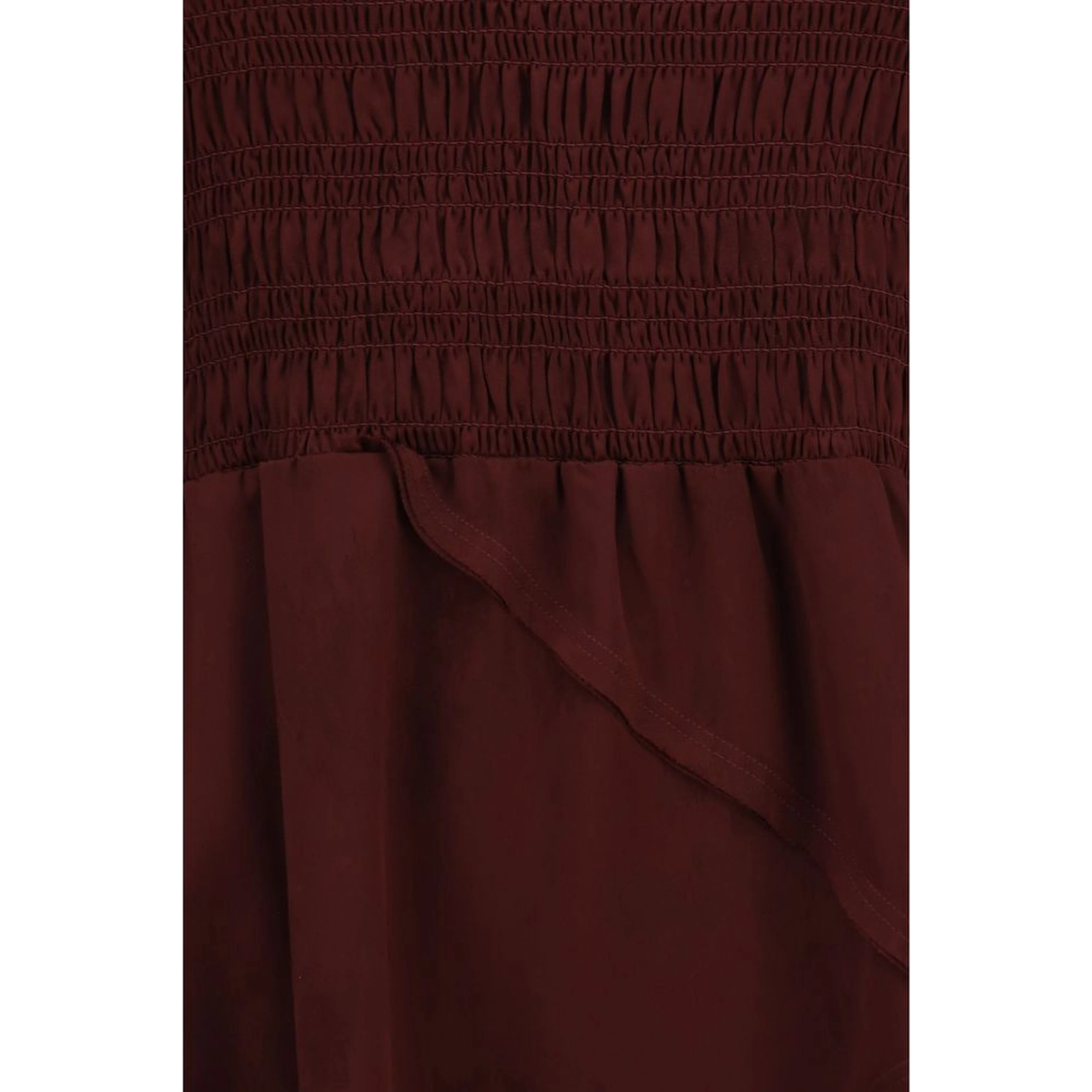 Bordeaux Acetate Casual Dress