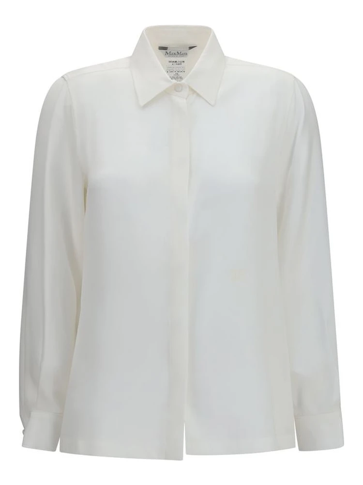 White Silk Dress Shirt