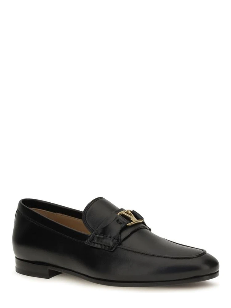 Black Calf Leather Bos Taurus Slip-On Loafers alternative