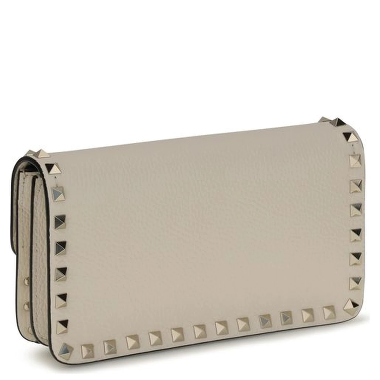 Beige Calf Leather Bos Taurus Wallet