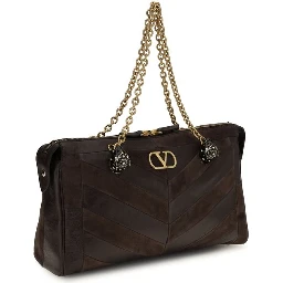 Brown Calf Leather Bos Taurus Shoulder Bag