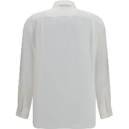 White Silk Dress Shirt
