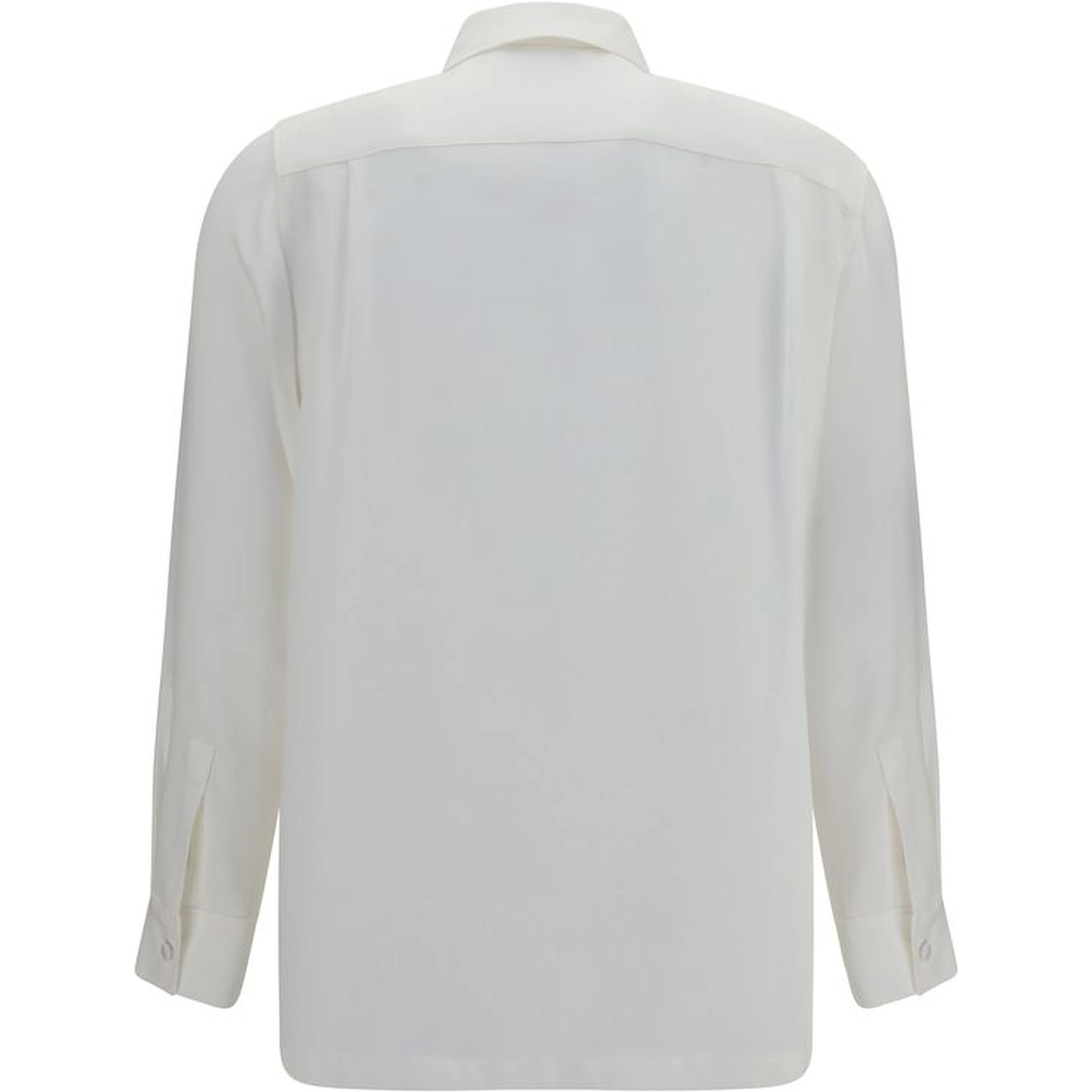 White Silk Dress Shirt