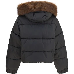 Brown Goose Down Full-Length Jacket
