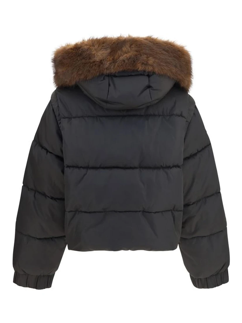 Brown Goose Down Full-Length Jacket