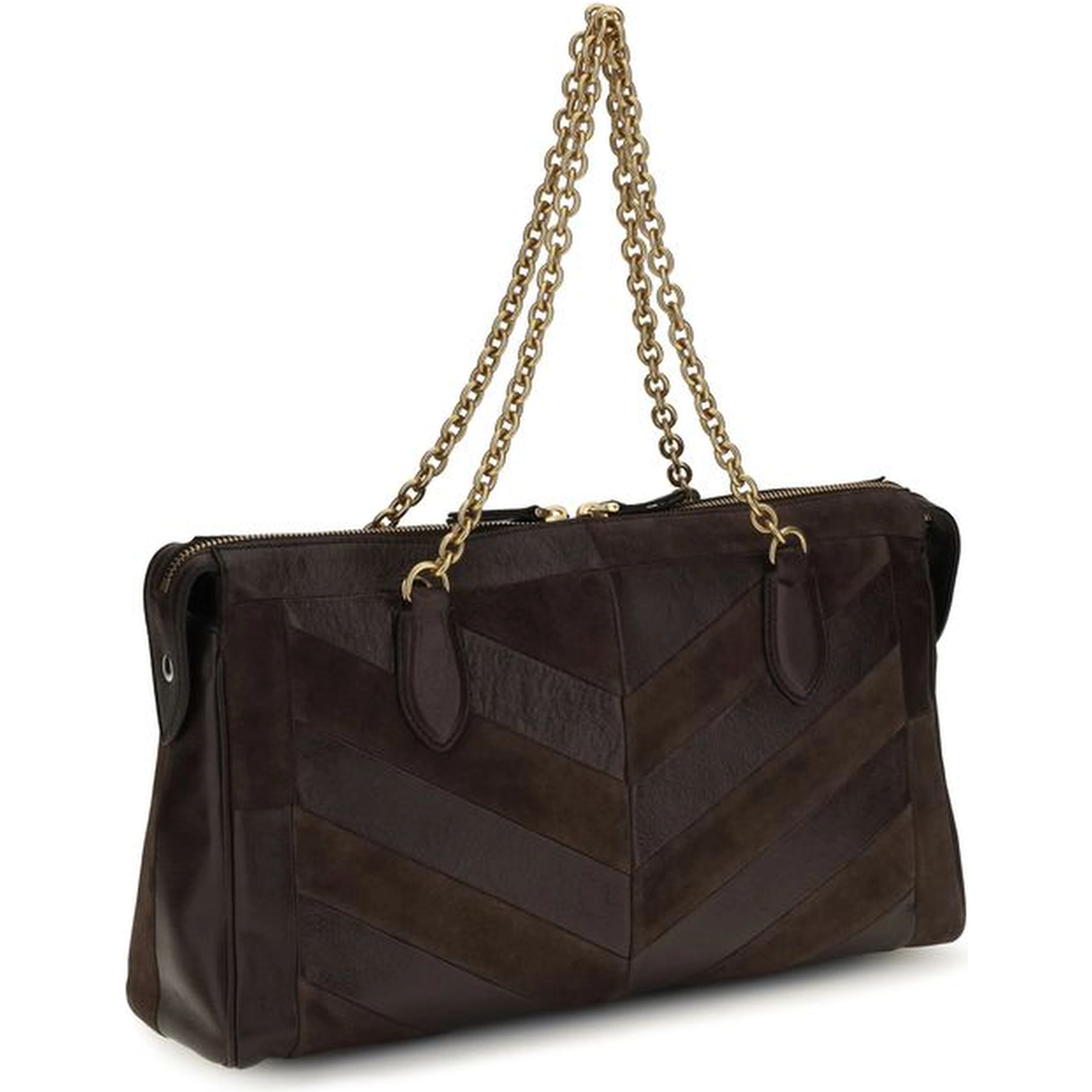 Brown Calf Leather Bos Taurus Shoulder Bag
