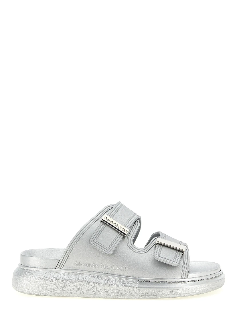 Silver Rubber Slides