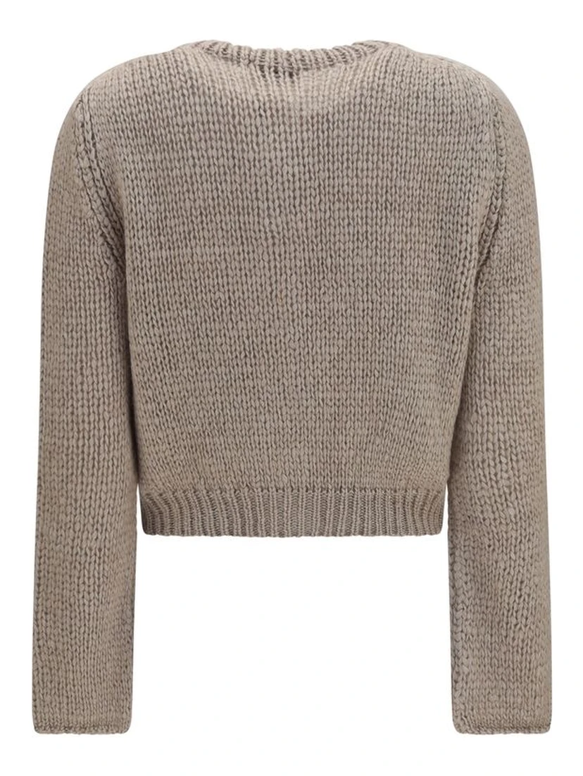 Beige Silk Cardigan