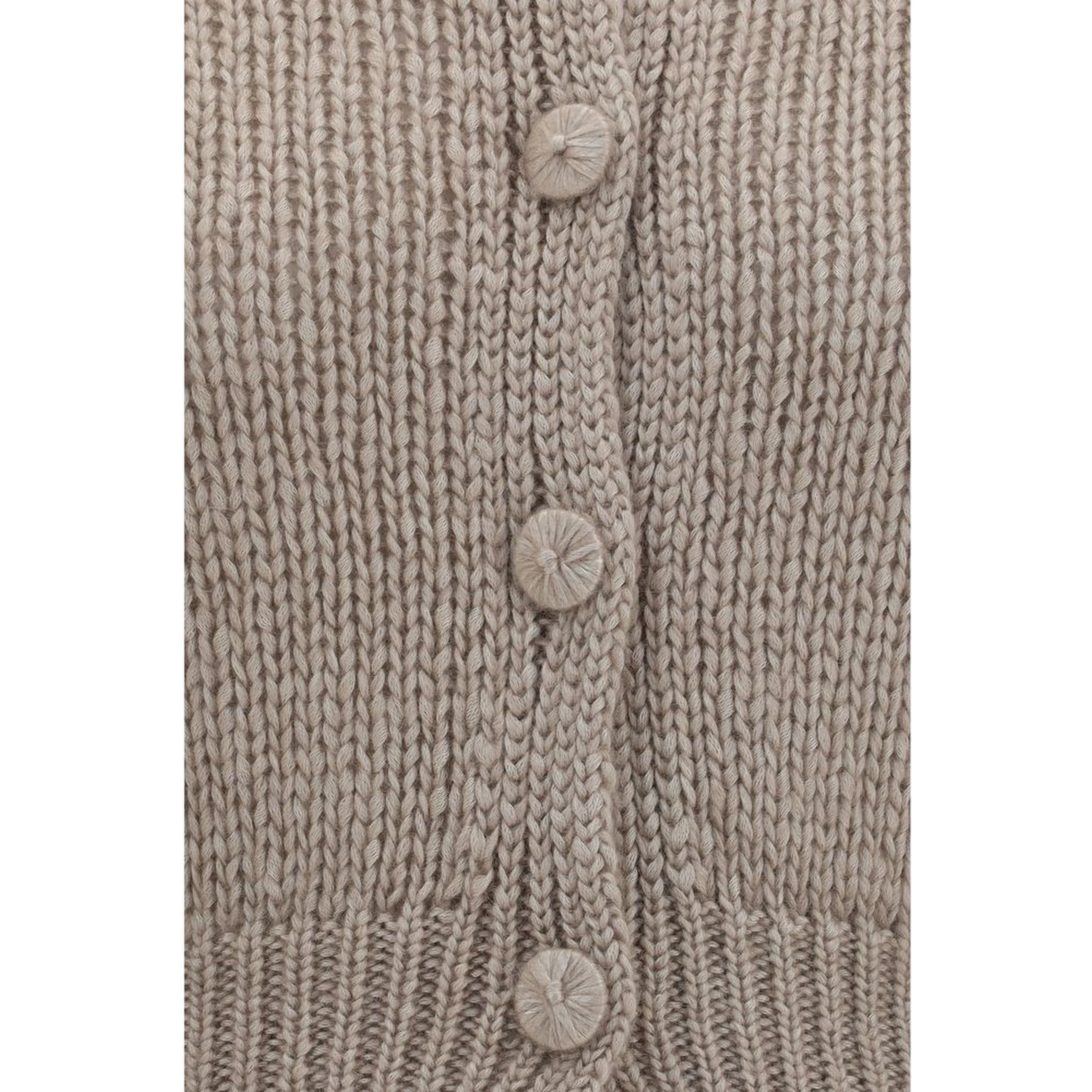 Beige Silk Cardigan