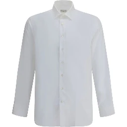 White Cotton Dress Shirt