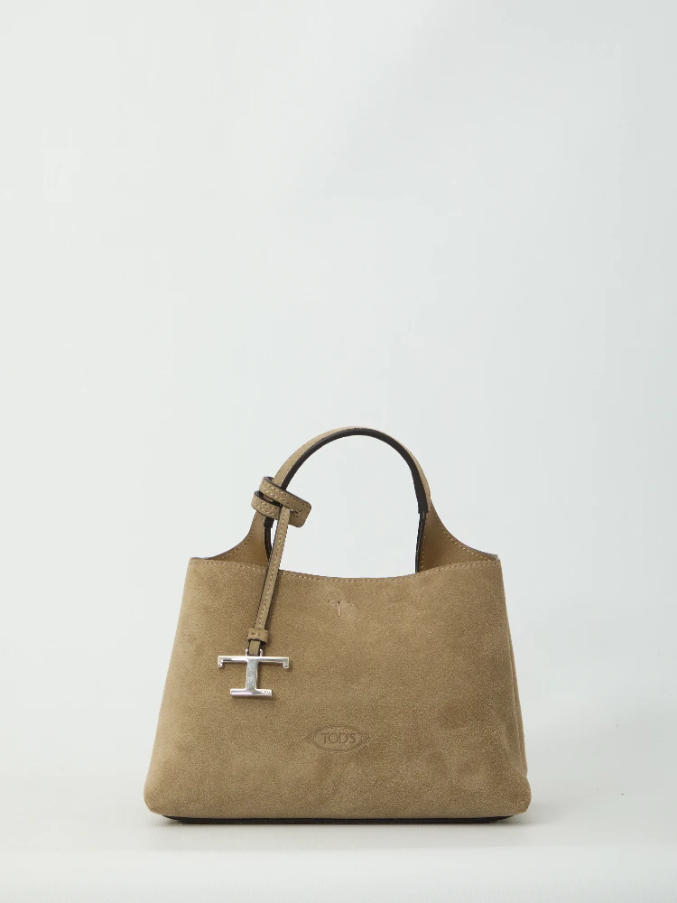 Micro suede leather bag