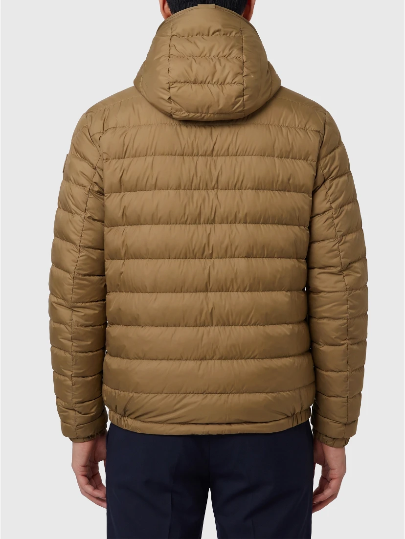 Solienn short hooded down jacket
