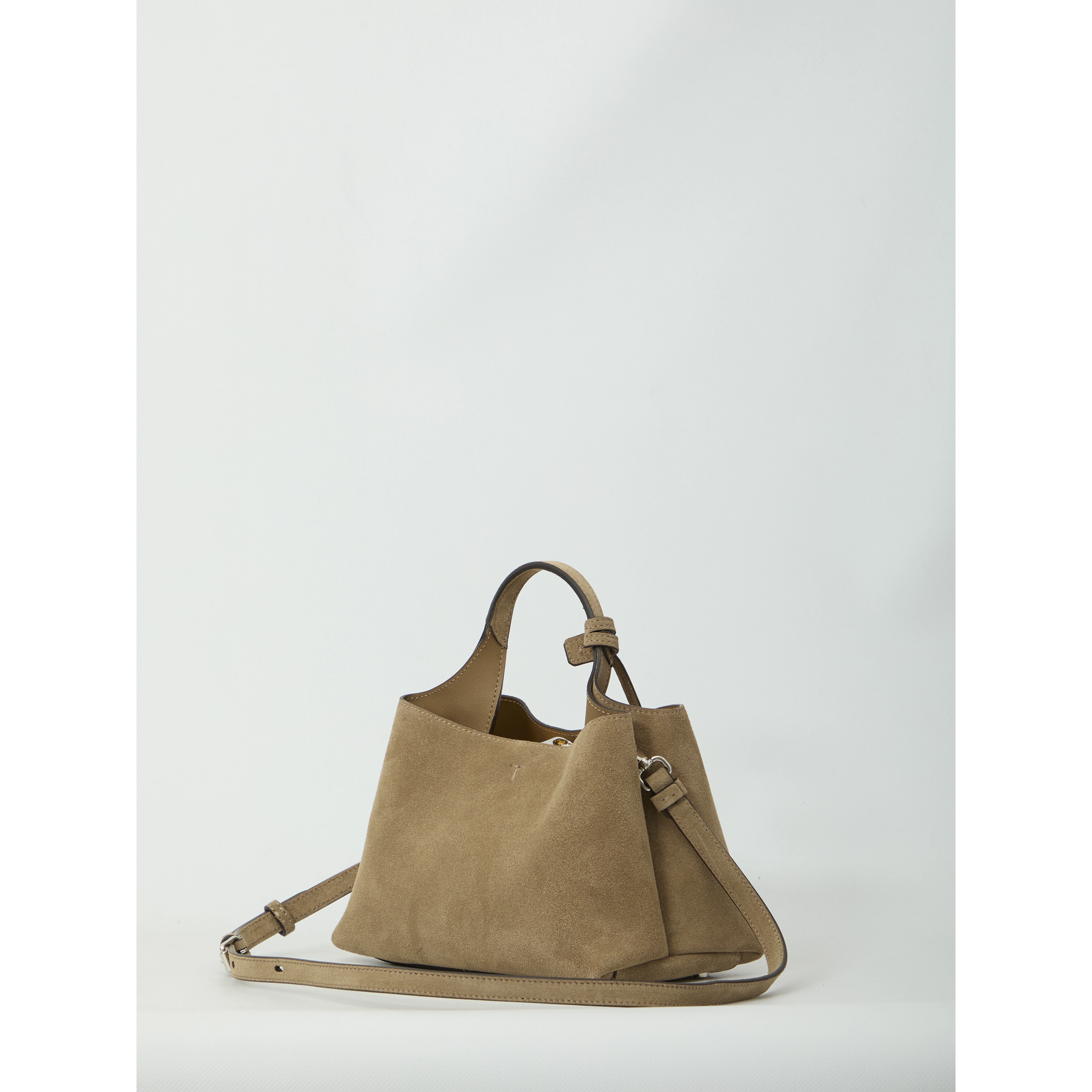 Micro suede leather bag
