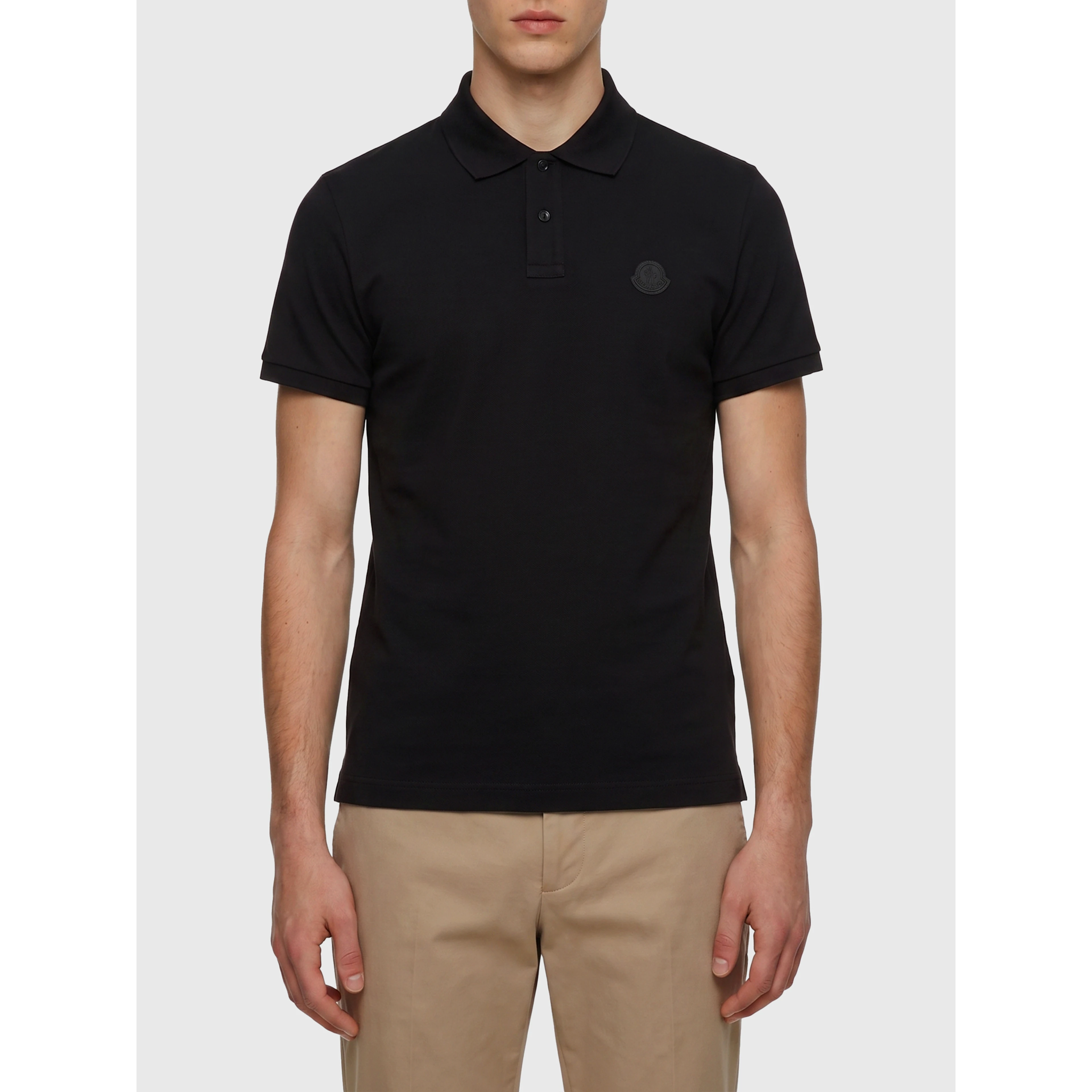 Cotton piqué polo shirt with logo
