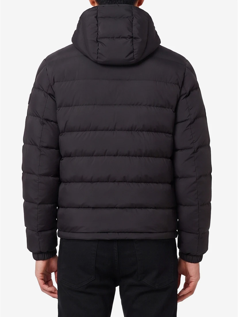 Arajoki short hooded down jacket