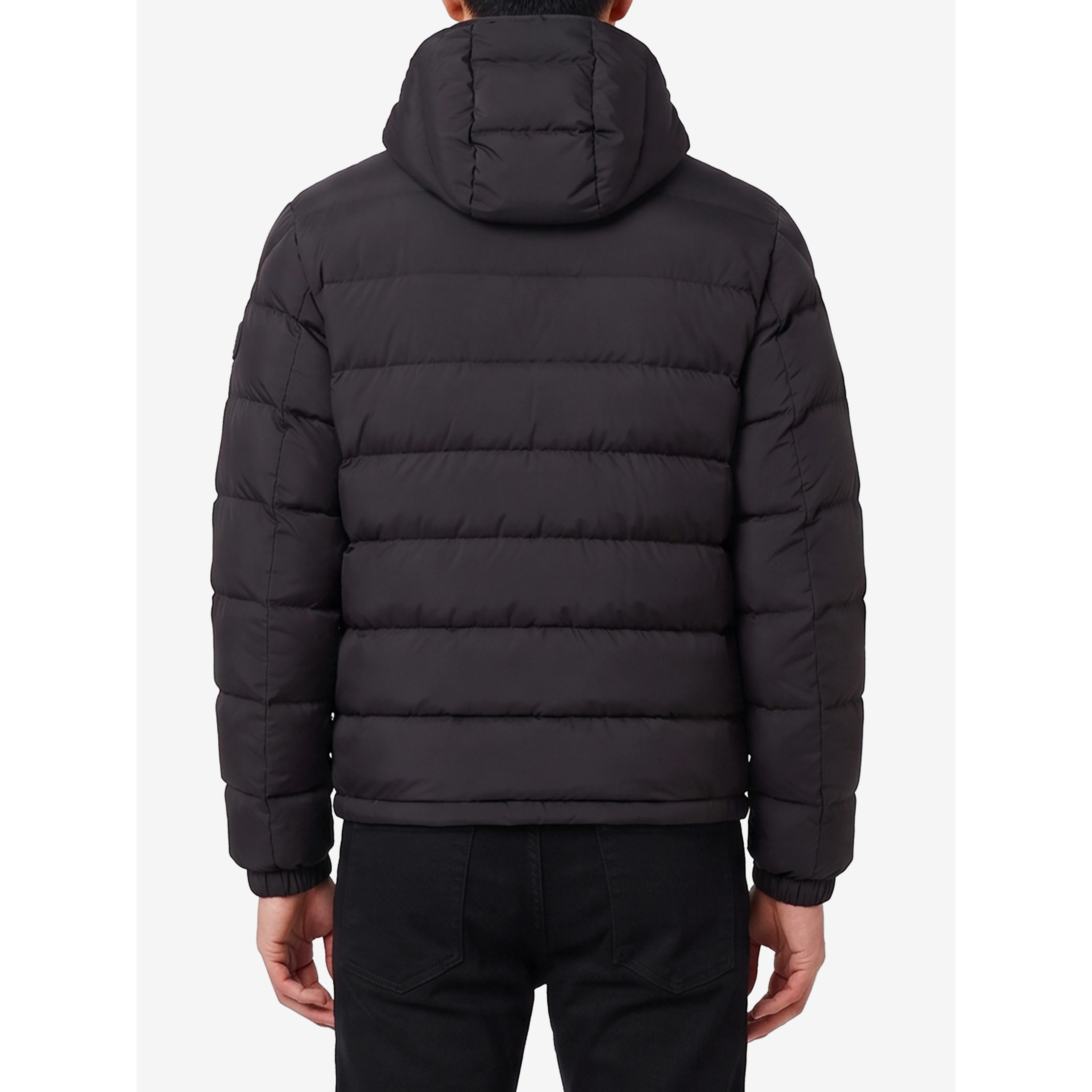 Arajoki short hooded down jacket