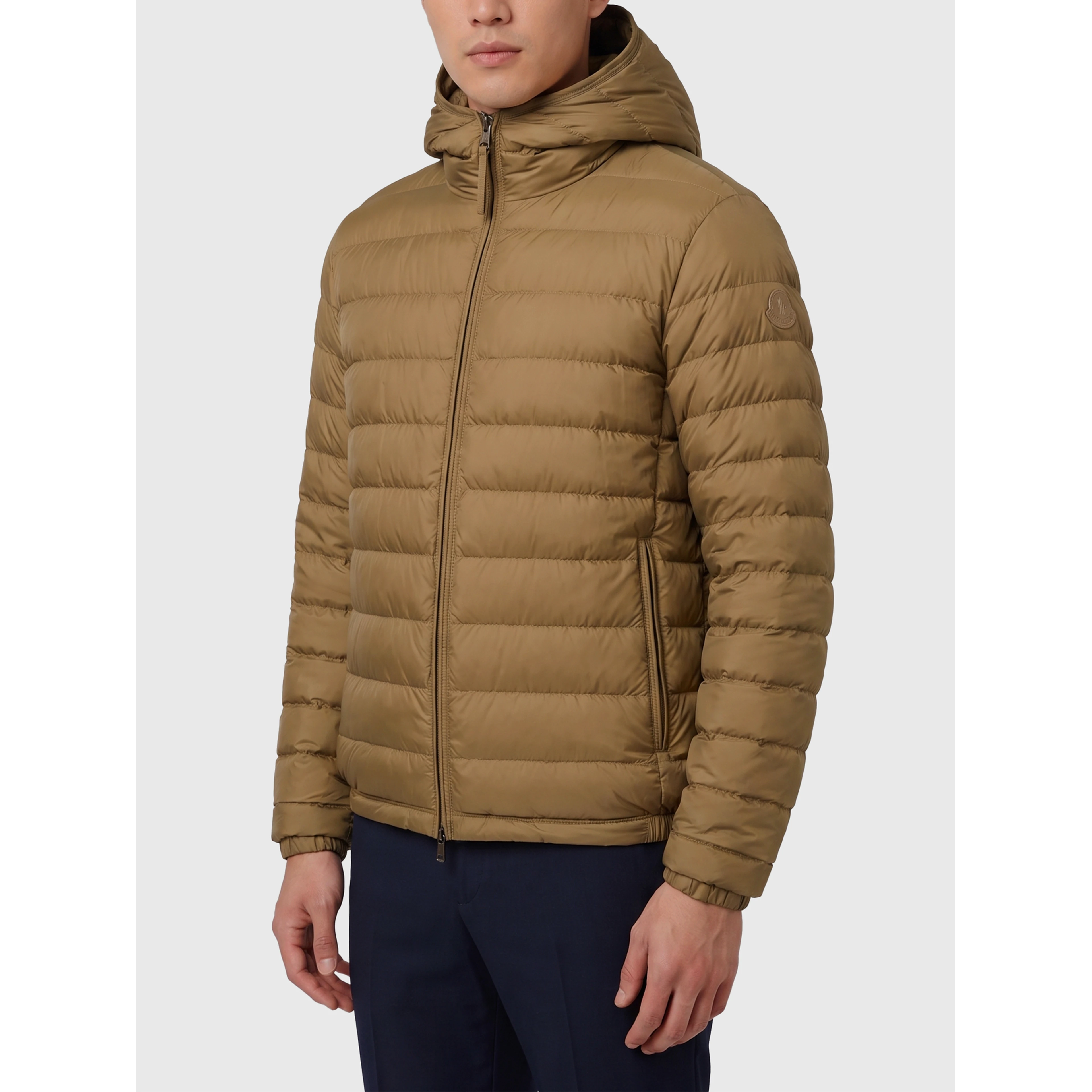 Solienn short hooded down jacket