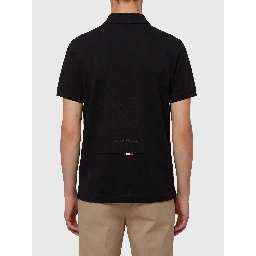 Cotton piqué polo shirt with logo