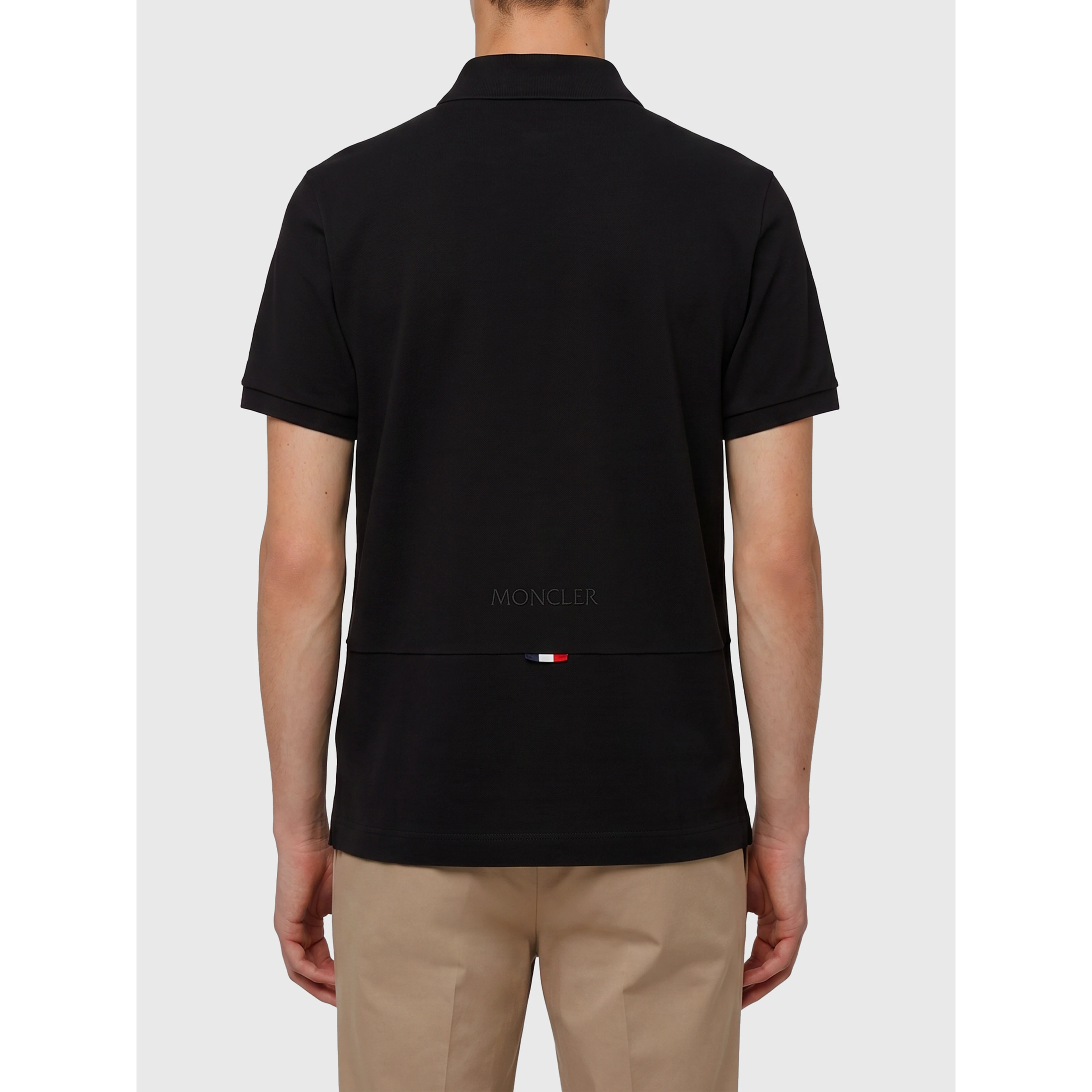 Cotton piqué polo shirt with logo