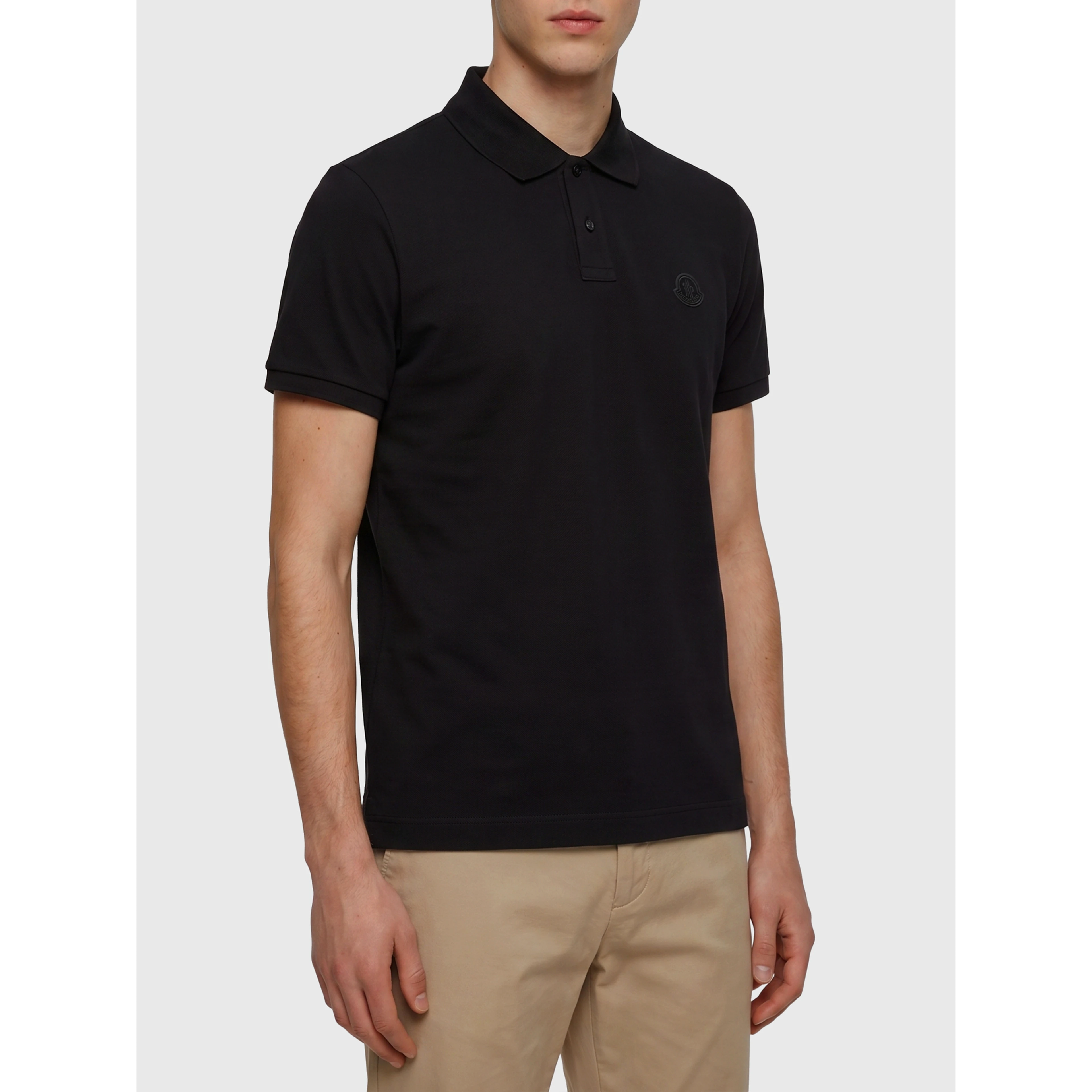 Cotton piqué polo shirt with logo