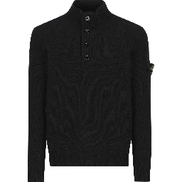 Stone Island Sweaters Black
