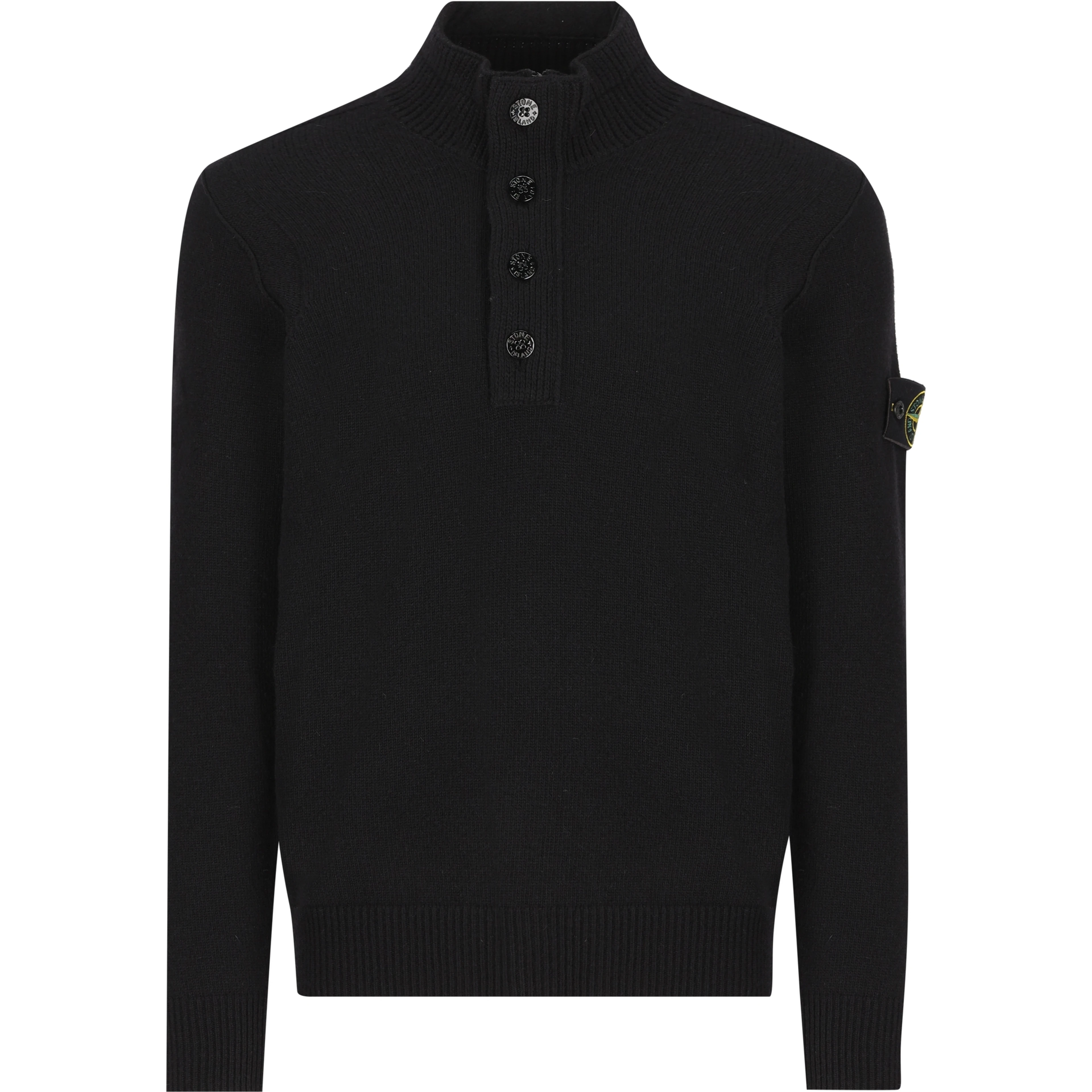 Stone Island Sweaters Black