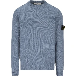 Stone Island Sweaters Blue