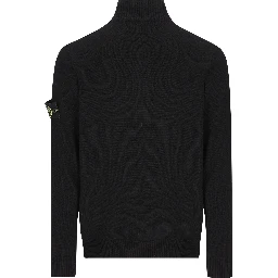 Stone Island Sweaters Black